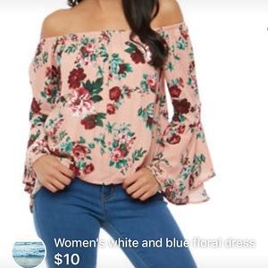 Floral print top